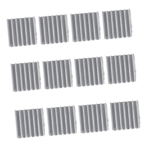 NUOBESTY 24 Stück Kleiner Aluminium Kühlkörper mit Wärmeleitklebeband Leichter Chip Radiator zur Effektiven Kühlung von Drucker Schrittmotoren Einfach zu Montierendes Teiliges NUOBESTY 24 Stück Kleiner Aluminium Kühlkörper mit Wärmeleitklebeband Leichter Chip Radiator zur Effektiven Kühlung von Drucker Schrittmotoren Einfach zu Montierendes Teiliges von NUOBESTY