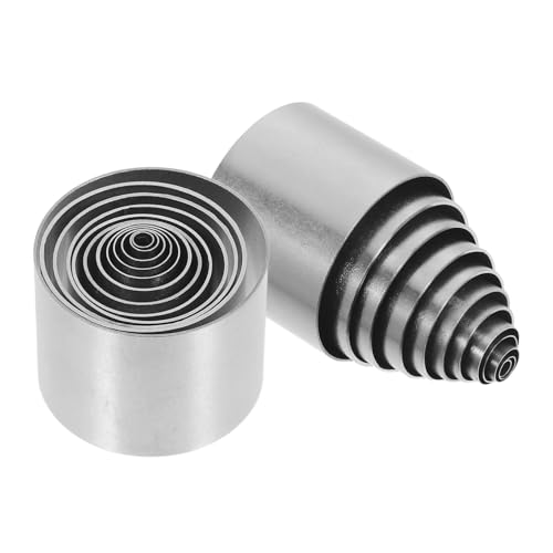 NUOBESTY 24 Stück Teiliges Edelstahl Rundausstecher Stabile Präzisions-kunststoffformen mit Prägeverschluss Vielseitig für DIY Polymer und Keramik Handwerk rutschfeste Ausstecher für NUOBESTY 24 Stück Teiliges Edelstahl Rundausstecher Stabile Präzisions-kunststoffformen mit Prägeverschluss Vielseitig für DIY Polymer und Keramik Handwerk rutschfeste Ausstecher für von NUOBESTY