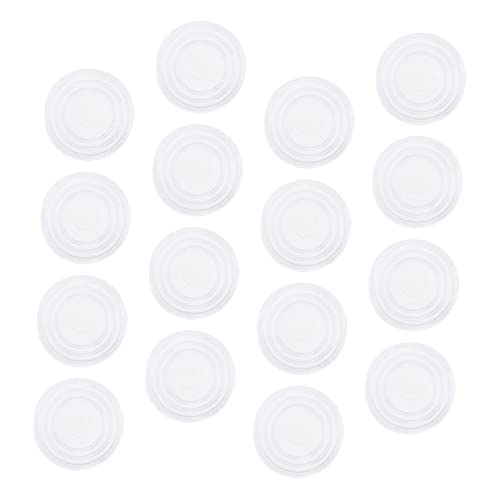 NUOBESTY 250 Stück Tischset Aus Glas Pads Tischunterlage Essen Tischplatten Aus Glas Teetischversorgung Glas Tisch -stoßstangen Tischstoßstange Aus Glas Transparent Kunststoff von NUOBESTY