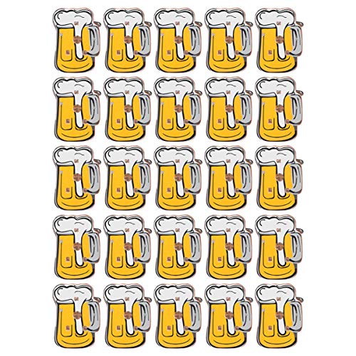 NUOBESTY 25st Niedliche Bierkrug- Led- Brosche Oktoberfest- Bierkrug Led- Stift Bierkrug Stift Bierkrug Led-Stift Broschen Zum Leuchten Bringen Taschen- Abzeichen Geschenk München Scheinen von NUOBESTY
