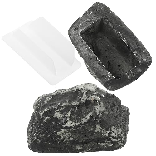 NUOBESTY 2Er-Packung Schlüsselkasten aus Stein außen Schließfach Schlüsselaufbewahrungsstein klein verstecken gefälschter Gartenstein Schlüsselversteck Harz NUOBESTY 2Er-Packung Schlüsselkasten aus Stein außen Schließfach Schlüsselaufbewahrungsstein klein verstecken gefälschter Gartenstein Schlüsselversteck Harz von NUOBESTY