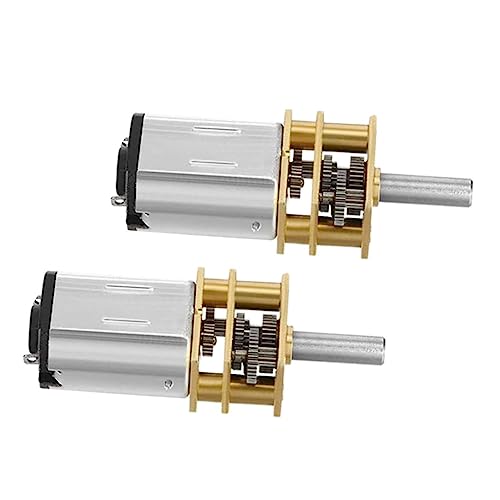 NUOBESTY 2Stücke Getriebemotor Metall Elektromotor Für Rc Autos Und DIY Projekte Hohe Und Großes Für Kleine von NUOBESTY