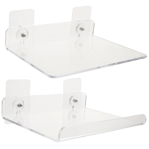 NUOBESTY 2Stücke Wandmontierte Lagergestelle Bohrfreie Aufbewahrungslösungen Für Badezimmer Form Wandregal Für Diverse Utensilien NUOBESTY 2Stücke Wandmontierte Lagergestelle Bohrfreie Aufbewahrungslösungen Für Badezimmer Form Wandregal Für Diverse Utensilien von NUOBESTY