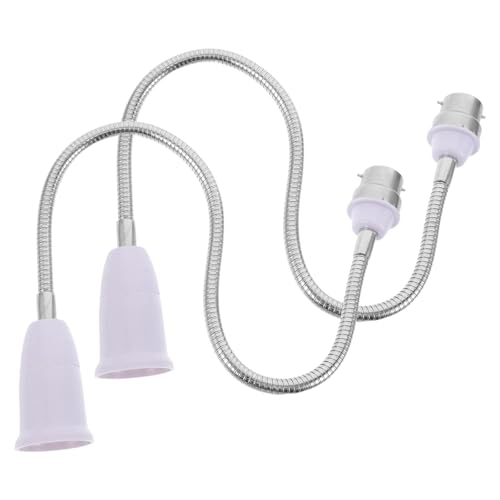NUOBESTY 2er Set Lampenfassung Adapter – B22 auf E27 Keramikfassung mit Gewinde, Lampensockel Verlängerung für Partydeko, Porzellanbasis NUOBESTY 2er Set Lampenfassung Adapter – B22 auf E27 Keramikfassung mit Gewinde, Lampensockel Verlängerung für Partydeko, Porzellanbasis von NUOBESTY