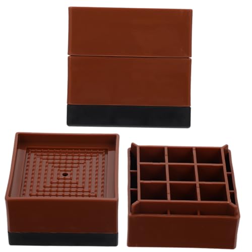 NUOBESTY 2stücke Bett-möbelerhöhungen Aus Kunststoff Möbellifte Für Schreibtischbeine Und Bettbeine Erhöhungen Für Tischbeine Und Bettrahmen Schlichtes Design Praktisch Für Sofa von NUOBESTY