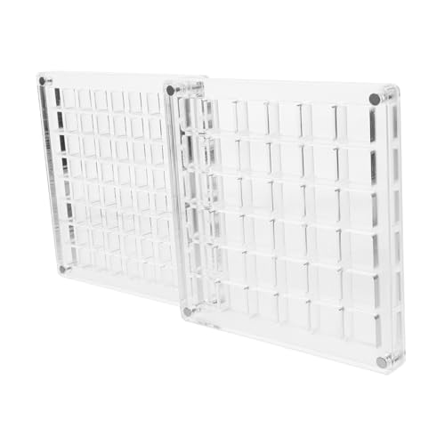 NUOBESTY 2stücke Muschel-aufbewahrungsbox Mit Transparentem Material Muschel-präsentationsrahmen Fächern Für Schmuck Und Accessoires von NUOBESTY