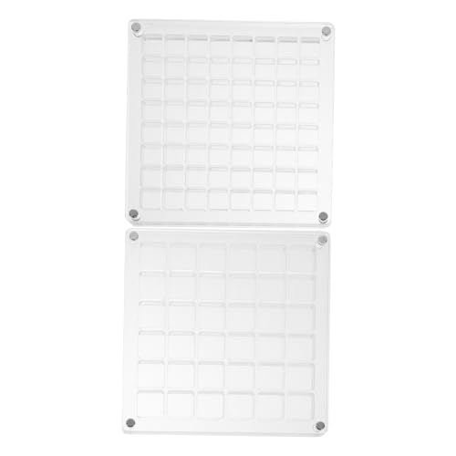 NUOBESTY 2stücke Muschel-vitrine Aus Acryl Dekorativer Wandrahmen Muschelbox Durchsichtige Schmuck-präsentationsbox Muschel-aufbewahrungsbox Für Verschiedene Gegenstände von NUOBESTY