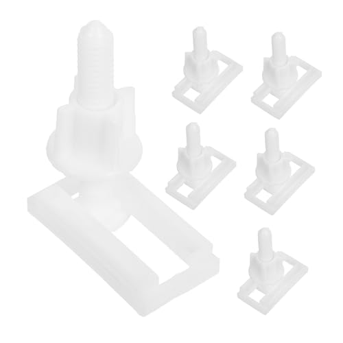 NUOBESTY 3 Paar Toilettenbolzen Für Sitz Toilettendeckel Befestigungsschraube Toilettenbefestigungsschrauben Toilettensitz Scharnierbolzen Schrauben Bolzen Für Toilettensitz von NUOBESTY