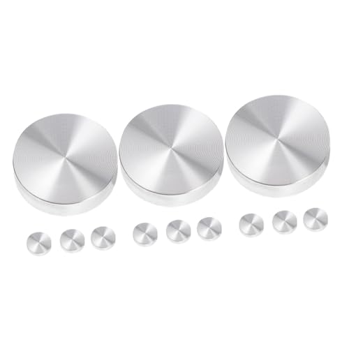NUOBESTY 3 Sätze Aluminium Rundscheibe Adapter Robuste Metallplatte Für Glastische Teetische Und Vitrinen Praktisch Leicht Zu Installieren Und Vielseitig Einsetzbar Hochwertiges 4 Stück * 3 NUOBESTY 3 Sätze Aluminium Rundscheibe Adapter Robuste Metallplatte Für Glastische Teetische Und Vitrinen Praktisch Leicht Zu Installieren Und Vielseitig Einsetzbar Hochwertiges 4 Stück * 3 von NUOBESTY