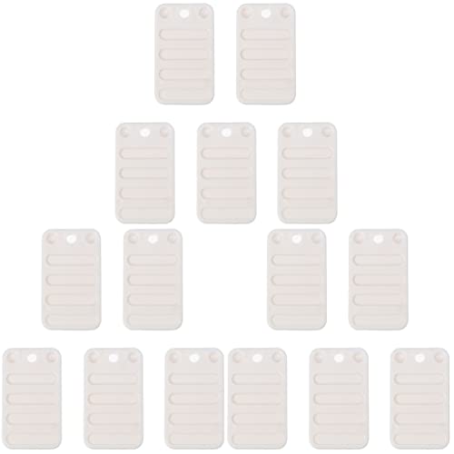 NUOBESTY 3 Sätze Booster-pad Pads Bett Fuß Höhe Aus Bein Steigleitung Halten Erziehen Couch Für Möbel Nivellierscheiben Selber Machen Tischplatten Weiß Plastik 5 Stücke * 3 von NUOBESTY