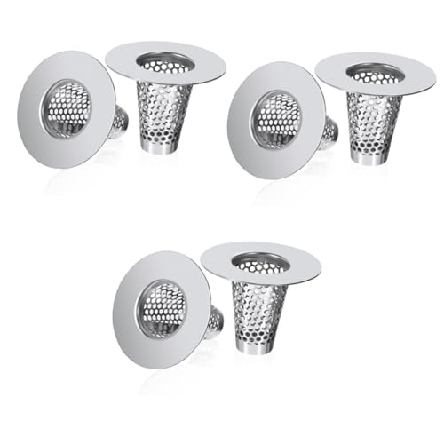 NUOBESTY 3 Sätze Edelstahl Filterfänger Ablassen Waschbecken Spülbeckensieb Haar Badewannen Abflusssieb Spülbeckensieb Stopper Ersatz Küchenspüle Abtropfsieb 6 Stücke * 3 NUOBESTY 3 Sätze Edelstahl Filterfänger Ablassen Waschbecken Spülbeckensieb Haar Badewannen Abflusssieb Spülbeckensieb Stopper Ersatz Küchenspüle Abtropfsieb 6 Stücke * 3 von NUOBESTY