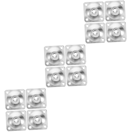 NUOBESTY 3 Sätze Möbel Bein Montageplatten Verstellbare Verbindungselemente Für Sofabeine Stabiler Design Für DIY Projekte Und Reparaturen Für Couch 4 Stück * 3 von NUOBESTY