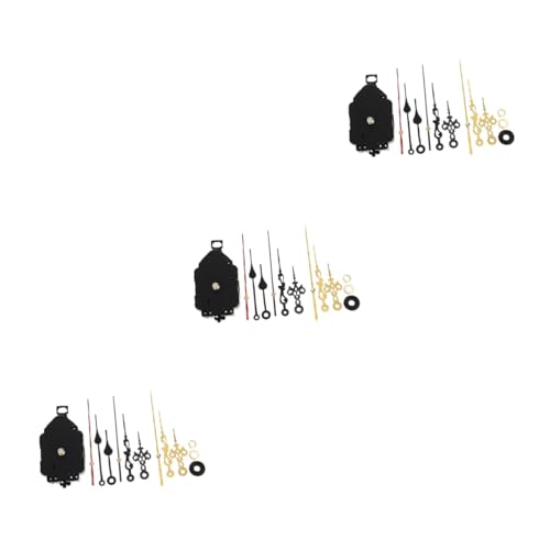 NUOBESTY 3 Sätze Quarzwand Teile betrieben Ersatz Mantel Hände wanduhr Wand-DIY-Uhrwerk Uhrwerk reparieren Quarzuhrwerk selber Bauen Pendel-Quarzuhrwerk Plastik NUOBESTY 3 Sätze Quarzwand Teile betrieben Ersatz Mantel Hände wanduhr Wand-DIY-Uhrwerk Uhrwerk reparieren Quarzuhrwerk selber Bauen Pendel-Quarzuhrwerk Plastik von NUOBESTY