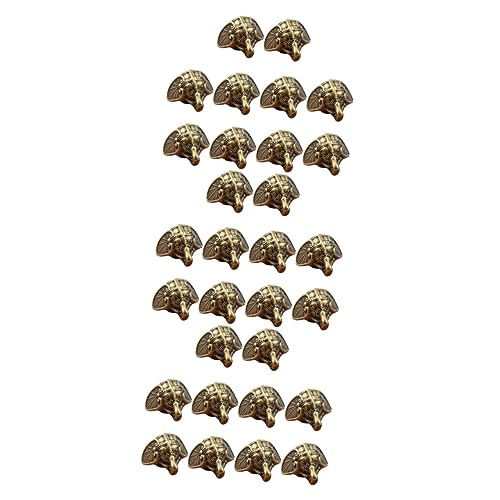 NUOBESTY 3 Sätze Schmuckbox Füße Retro Dekorative Möbelbeine Für Schmuckkästchen Aufbewahrungsboxen Und Holzkisten Einfache Installation Stabil Und Langlebig 10 Stück * 3 von NUOBESTY