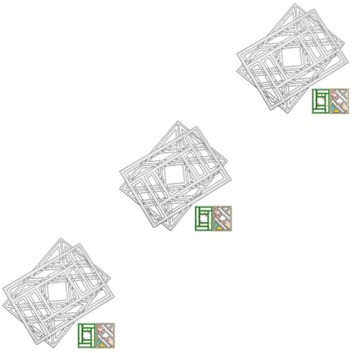 NUOBESTY 3 Sätze Teiliges Cutting Die Set Für DIY Fotoalben Präzise Stanzformen Für Scrapbooking Kartenherstellung Langlebige Schablonen Mit Modernen Geometrischen Designs 2 Stück * 3 NUOBESTY 3 Sätze Teiliges Cutting Die Set Für DIY Fotoalben Präzise Stanzformen Für Scrapbooking Kartenherstellung Langlebige Schablonen Mit Modernen Geometrischen Designs 2 Stück * 3 von NUOBESTY
