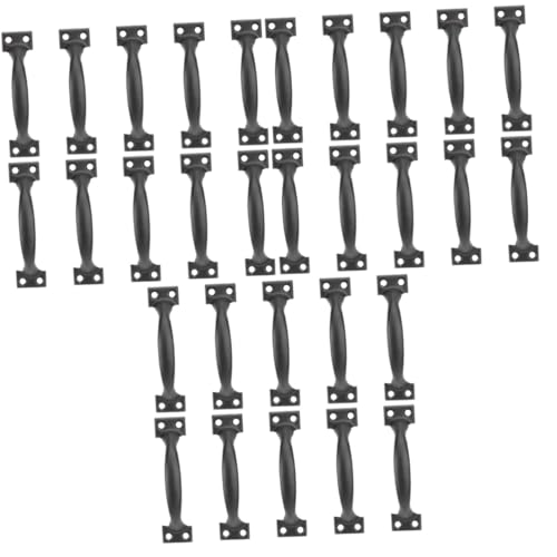 NUOBESTY 3 Sätze Teiliges Retro Dumpling Form Türgriff Schwarz Küchenschrank Schubladengriff Knauf Vintage Möbelgriff Für Kommode Schrank Dresser Langlebig Und Komfortabel 10 Stück * 3 von NUOBESTY