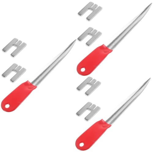 NUOBESTY 3 Sätze Wicker Repair Tool Teiliges für Rattanmöbelreparatur Langlebig und Einfach zu Reinigen für Korb und Flechtarbeiten von NUOBESTY