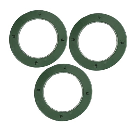 NUOBESTY 3 Stück Blumenschaum Ringe mit Saugnapf für Hochzeitsauto Dekoration Runde DIY Blumenarrangements für Feierlichkeiten und Veranstaltungen von NUOBESTY