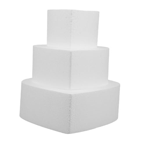 NUOBESTY 3 Stück Geburtstagstorte Dekoration Herz Kuchenform Schaumstoff Weiß Weiß Gefälschte Kuchen Attrappen Kuchenformen Zum Backen NUOBESTY 3 Stück Geburtstagstorte Dekoration Herz Kuchenform Schaumstoff Weiß Weiß Gefälschte Kuchen Attrappen Kuchenformen Zum Backen von NUOBESTY