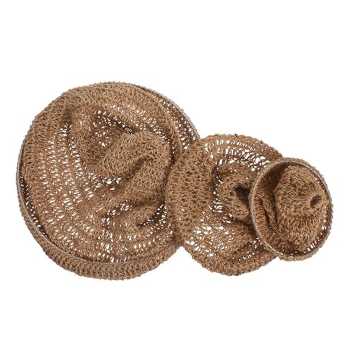 NUOBESTY 3 Stück Handgewebter Lampenschirm aus Juteropes Boho Hängelampe mit Robustem Natürlichem Material Passend für Esszimmer Hotel Restaurant und Wohnräume von NUOBESTY