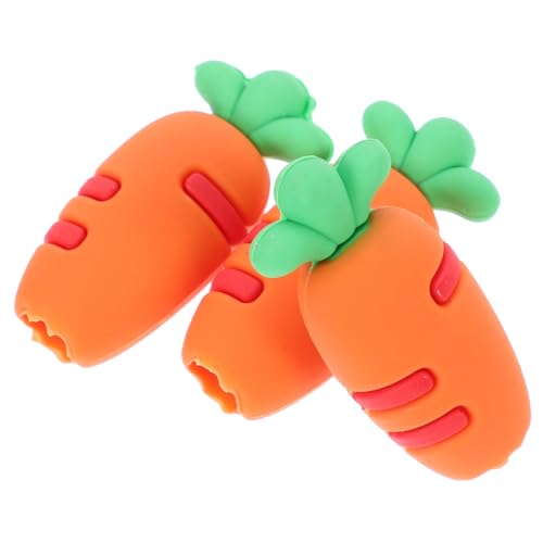 NUOBESTY 3 Stück Karottenstiftkappe Cartoon-Stiftkappen Bleistift-Topper-Deko Klare Spitzenschutzabdeckung Kawaii stifthalter Stiftverlängerung Kaninchen-Stifthalter Kieselgel Orange NUOBESTY 3 Stück Karottenstiftkappe Cartoon-Stiftkappen Bleistift-Topper-Deko Klare Spitzenschutzabdeckung Kawaii stifthalter Stiftverlängerung Kaninchen-Stifthalter Kieselgel Orange von NUOBESTY