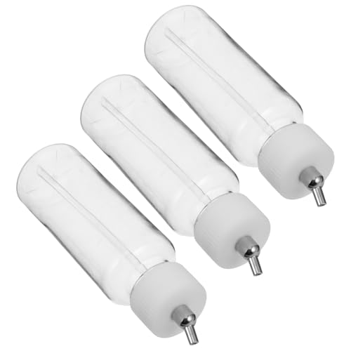 NUOBESTY 3 Stück Teiliges Airbrush Siphon Flaschen aus Kunststoff Leere Farbdosen für Airbrush Zubehör Kompatibel mit Einzelschlitz Spritzpistolen Leicht zu Reinigen Tragbar für Studio und von NUOBESTY