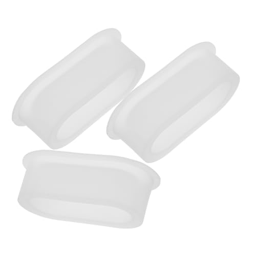 NUOBESTY 3 Stück Teiliges Blumentopf Formset Oval Wiederverwendbar für Epoxidharz Gießerei für Sukkulentenpflanzgefäße Einfache Entformung Vielseitig für DIY Dekorationen und Gartenprojekte von NUOBESTY