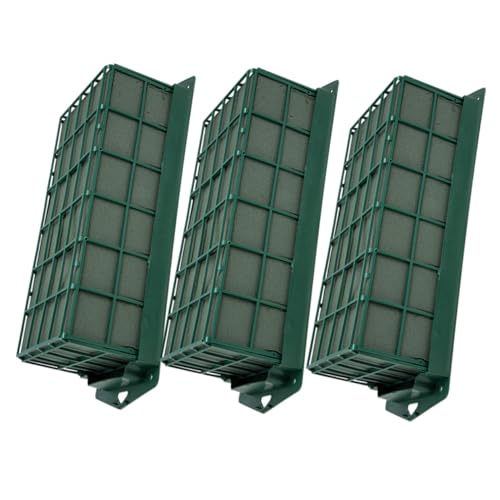 NUOBESTY 3 Stück Teiliges Dekoratives Blumenschaum Rechteckige Schaumstoffblöcke für Frische Blumen Geeignet für DIY Wanddekoration Partytisch Mittelstücke Hochzeit und Gartenarrangements von NUOBESTY