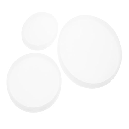 NUOBESTY 3 Stück Teiliges Silikonform DIY Tischdekorationen Flexible und Transparente Epoxidharz Gießformen Langlebig Einfach zu Reinigen Kreative Handgemachte Ornamente für Heim von NUOBESTY