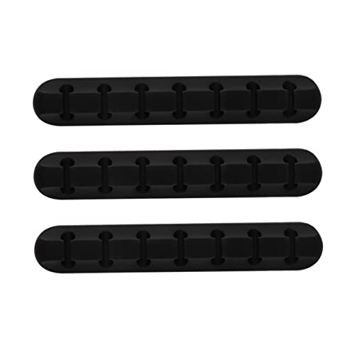 NUOBESTY 3 Stücke Teiliges Set Kabelorganizer Schwarz Flexibler Datenkabel Wickler für Schreibtisch und Zuhause zur Kabelverwaltung von USB Ladegeräten und Netzwerkkabeln NUOBESTY 3 Stücke Teiliges Set Kabelorganizer Schwarz Flexibler Datenkabel Wickler für Schreibtisch und Zuhause zur Kabelverwaltung von USB Ladegeräten und Netzwerkkabeln von NUOBESTY