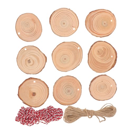 NUOBESTY 30 Stk. Kiefernprotokolle Holzrunden für Handwerksrunden Holzspäne zur Dekoration unfertige Holzscheiben mit Loch Holzverzierungsscheiben Baumscheiben zum Basteln Holzkekse hölzern NUOBESTY 30 Stk. Kiefernprotokolle Holzrunden für Handwerksrunden Holzspäne zur Dekoration unfertige Holzscheiben mit Loch Holzverzierungsscheiben Baumscheiben zum Basteln Holzkekse hölzern von NUOBESTY