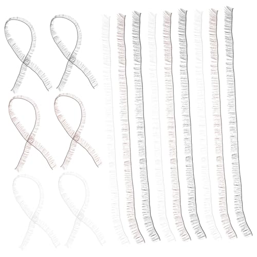 NUOBESTY 30 Stück Handgefertigte Puppenwimpern Doll Wimpernstreifen Wimpern für Puppen Lange falsche wimpern DIY Puppenwimpern Bastelmaterial zum Selbermachen Puppenzubehör Nylon von NUOBESTY