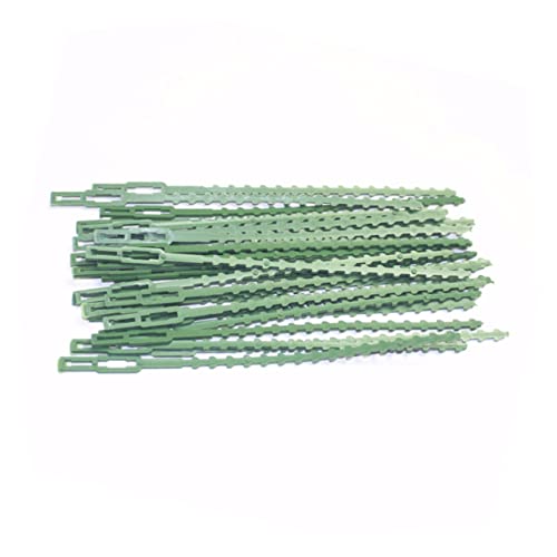 NUOBESTY 30 Stück Selbstsichernde Nylon Kabelbinder Grün Design Gartenbinder für Kabel und Drahtbefestigung Vielseitig Einsetzbar Robust und Einfach zu Handhaben von NUOBESTY