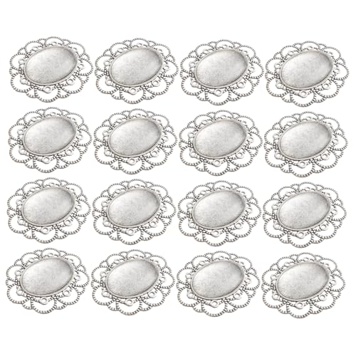NUOBESTY 30 Stück Teiliges DIY Broschen Retro broschen basen und Glas dome Antikes Silber Bastelzubehör für Kreative Schmuckgestaltung und Individuelle Broschennadeln NUOBESTY 30 Stück Teiliges DIY Broschen Retro broschen basen und Glas dome Antikes Silber Bastelzubehör für Kreative Schmuckgestaltung und Individuelle Broschennadeln von NUOBESTY