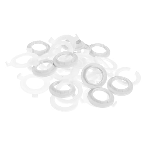 NUOBESTY 30 Stück Teiliges Lampenschirm-adapterring Lampenschirm-converter mit Stabilen Lampenfassung-ringen und Vielseitigen Lampenhalter-zubehör für Einfache Montage von NUOBESTY