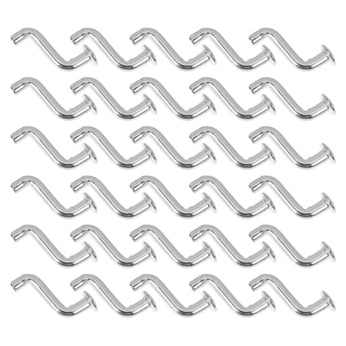 NUOBESTY 30 Stück Teiliges Sicherungsset für Palettenregale S förmiger Bolzen mit Flachkopfniete Schwerlast verbindungsstück für Lagerregale Einfache Montage ohne Werkzeug Geeignet für von NUOBESTY