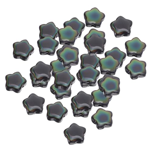 NUOBESTY 30 Stück Teiliges Sternperlen für Armbänder mit Temperatur-sensitiver Farbwechsel-funktion Glas Spacer-charms mit Großen Löchern Fünfzackige Sternform für DIY Schmuck Halsketten NUOBESTY 30 Stück Teiliges Sternperlen für Armbänder mit Temperatur-sensitiver Farbwechsel-funktion Glas Spacer-charms mit Großen Löchern Fünfzackige Sternform für DIY Schmuck Halsketten von NUOBESTY