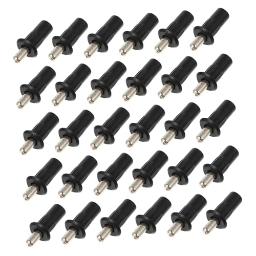 NUOBESTY 30 Stück Teiliges Verstellbare Möbel Verbindungsstifte aus Eisen Jalousie Reparaturpins mit Robustem Schwarzem PP Kern Flexibel und Langlebig für Schrank und Fensterladenmontage von NUOBESTY
