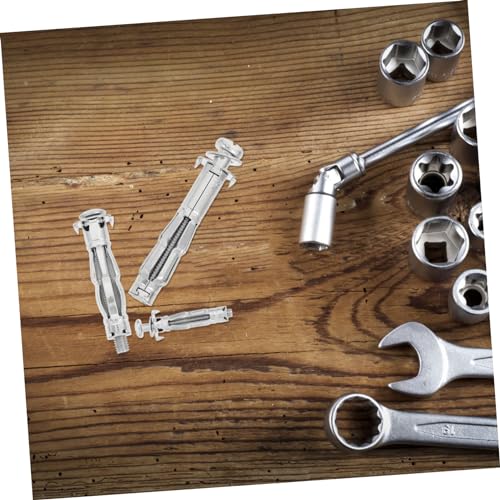 NUOBESTY 30 Stück Teiliges Verzinktes Stahl Schraubenset mit Hohlraumdübeln für Trockenbau Robuste Metallanker Selbstsichernde Expansionsbolzen Langlebig und Vielseitig für von NUOBESTY