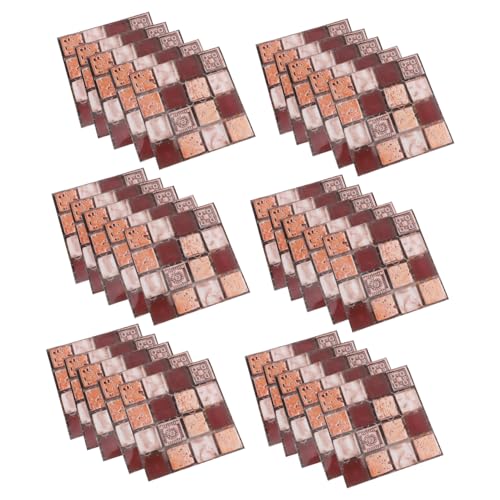 NUOBESTY 30Stücke Selbstklebende Mosaik Fliesenaufkleber Wasserfeste Wanddekoration für Bad und Einfach Anzubringen Langlebig und Pflegeleicht NUOBESTY 30Stücke Selbstklebende Mosaik Fliesenaufkleber Wasserfeste Wanddekoration für Bad und Einfach Anzubringen Langlebig und Pflegeleicht von NUOBESTY