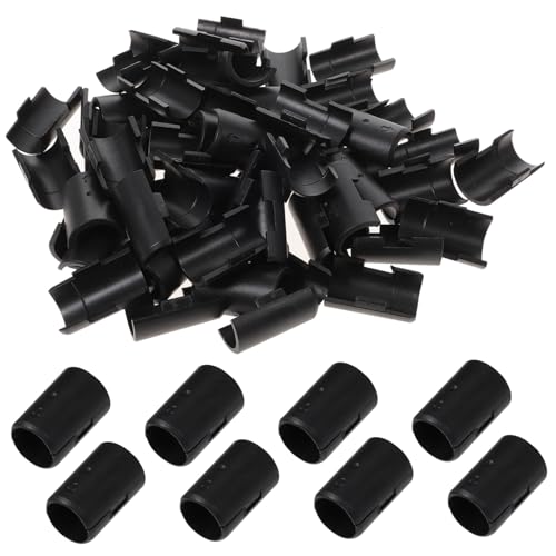 NUOBESTY 32 Paare Antistatische Regalclips aus Kunststoff Langlebige Verriegelung für Drahtregale Ersatz für Verlorene Halterungen Kompatibel mit Metallregalen Einfache Montage von NUOBESTY