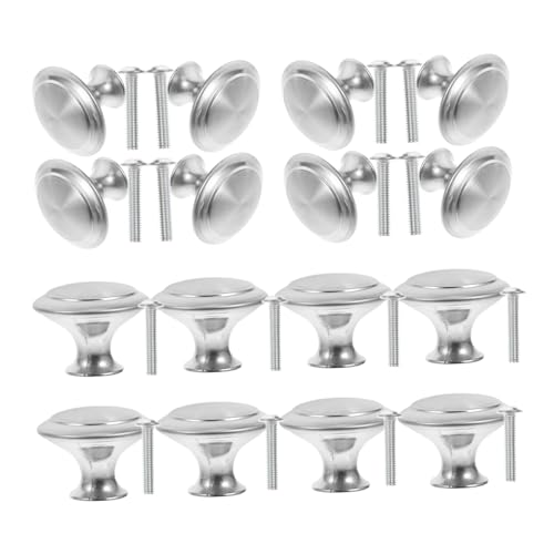 NUOBESTY 35 Stück Teiliges Edelstahl Schrankknöpfe Single hole Möbelgriffe für Kommode und Küchenschränke Rostfrei Modern Einfache Montage Langlebig und Pflegeleicht von NUOBESTY