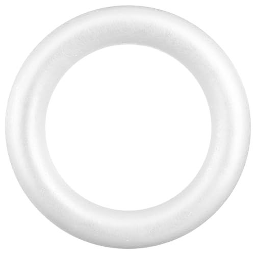 NUOBESTY 3stücke DIY Ring Bastelring Runde Schaumstoff Versorgung Handwerk Kranz Machen Donut Weihnachten Zubehör von NUOBESTY