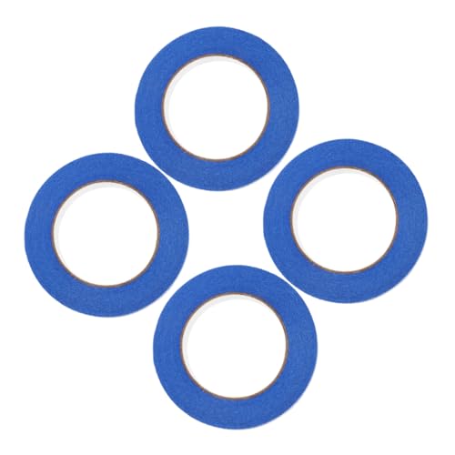 NUOBESTY 4 Rollen Feines Malerkrepp Blauer Automaskierklebeband für Präzises Abkleben bei Autolackierung Leicht Ablösbar Hohe Haftung Sichtbare Farbe für Saubere Kanten NUOBESTY 4 Rollen Feines Malerkrepp Blauer Automaskierklebeband für Präzises Abkleben bei Autolackierung Leicht Ablösbar Hohe Haftung Sichtbare Farbe für Saubere Kanten von NUOBESTY