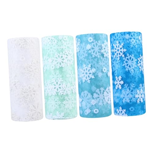 NUOBESTY 4rolle Glitzer Tüllstoff Für Tutu-röcke Und Tischläufer Yards Pro Rolle Breit Für Weihnachts Und Party-Dekorationen Basteln Und NUOBESTY 4rolle Glitzer Tüllstoff Für Tutu-röcke Und Tischläufer Yards Pro Rolle Breit Für Weihnachts Und Party-Dekorationen Basteln Und von NUOBESTY