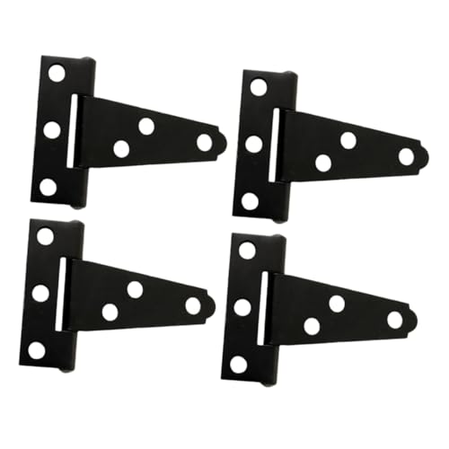 NUOBESTY 4 STÜCKE Teiliges T förmiges Türscharnier Verzinkt Robust mit Schraubenlöchern Langlebig Oxidationsbeständig Geräuscharm Vielseitig für Holztüren Möbel Schränke DIY Büro und NUOBESTY 4 STÜCKE Teiliges T förmiges Türscharnier Verzinkt Robust mit Schraubenlöchern Langlebig Oxidationsbeständig Geräuscharm Vielseitig für Holztüren Möbel Schränke DIY Büro und von NUOBESTY