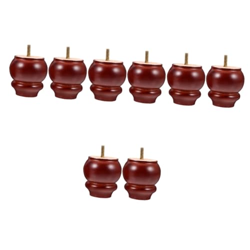 NUOBESTY 4 Sätze Möbelbeine Stuhl Bordbodenschützer Richtmaschinen Klein Hartholz Couch Beine Holzbeine Für Möbel Couch Füße Ersatz Tischbein Massivholz Brown 2 Stück * 4 NUOBESTY 4 Sätze Möbelbeine Stuhl Bordbodenschützer Richtmaschinen Klein Hartholz Couch Beine Holzbeine Für Möbel Couch Füße Ersatz Tischbein Massivholz Brown 2 Stück * 4 von NUOBESTY