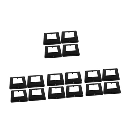 NUOBESTY 4 Sätze Teiliges Kunststoff Post Base Cover Dekorative Split Post Skirt Für Veranda Treppen Und Zaun Einfache Installation Schützende Abdeckung Zur Verdeckungen Von 4 Stück * 4 NUOBESTY 4 Sätze Teiliges Kunststoff Post Base Cover Dekorative Split Post Skirt Für Veranda Treppen Und Zaun Einfache Installation Schützende Abdeckung Zur Verdeckungen Von 4 Stück * 4 von NUOBESTY