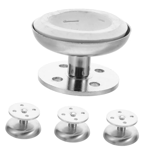 NUOBESTY 4 Satz Verstellbare Möbelbeine aus Edelstahl mit Schrauben Robuste Höhenverstellbare Couch Kommodenbeine für Sofa Bettgestell Tisch und Tv-möbel Gebürstet NUOBESTY 4 Satz Verstellbare Möbelbeine aus Edelstahl mit Schrauben Robuste Höhenverstellbare Couch Kommodenbeine für Sofa Bettgestell Tisch und Tv-möbel Gebürstet von NUOBESTY