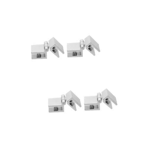 NUOBESTY 4 Stck Zinklegierung Schranktürscharnier Scharnier Stabile Metallkonstruktion Für Weinschränke Vitrinen Ohne Bohren Einfache Montage Sicherer Halt NUOBESTY 4 Stck Zinklegierung Schranktürscharnier Scharnier Stabile Metallkonstruktion Für Weinschränke Vitrinen Ohne Bohren Einfache Montage Sicherer Halt von NUOBESTY